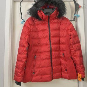 Nautica Ladies' Puffer Jacket RED